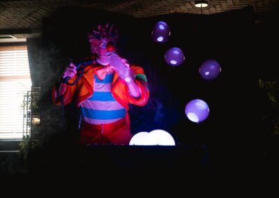 Шоу мыльных пузырей