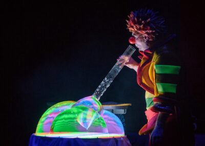 Шоу мыльных пузырей