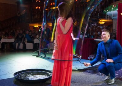 Шоу мыльных пузырей