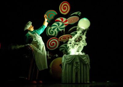 Шоу мыльных пузырей