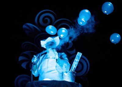 Шоу мыльных пузырей