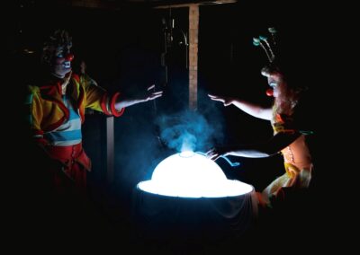 Шоу мыльных пузырей