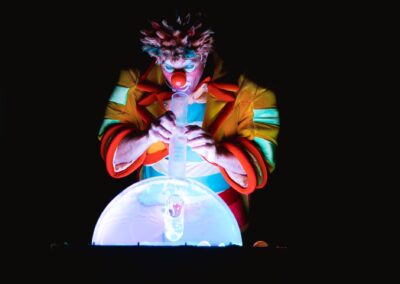 Шоу мыльных пузырей