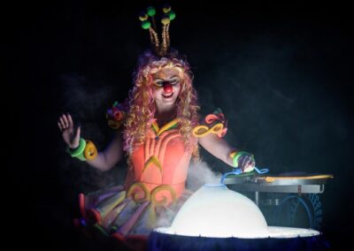 Шоу мыльных пузырей